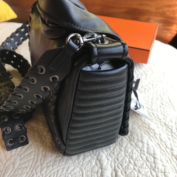 Moschino lambskin leather biker jacket bag - Picture 2 of 8